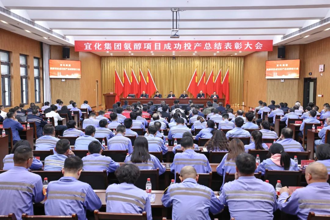 宜化集團召開氨醇項目成功投產(chǎn)總結表彰大會(圖2)